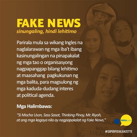 fake news sa social media tagalog